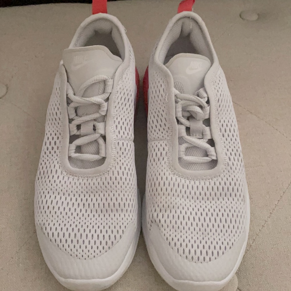 Gray/Orange Kids Nike Air. Size 3.5Y